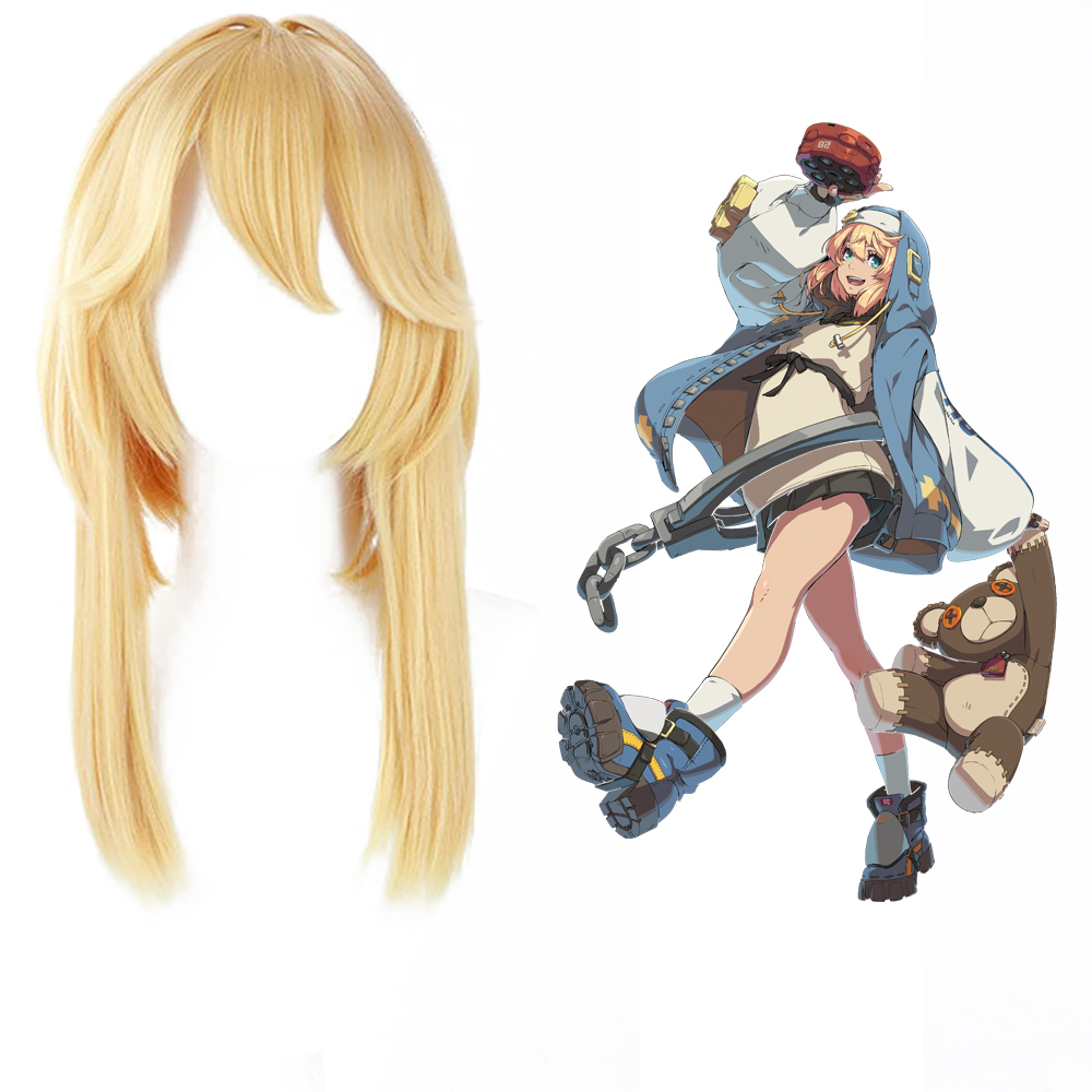 Guilty Gear Strive Bridget Blonde Cosplay Wig