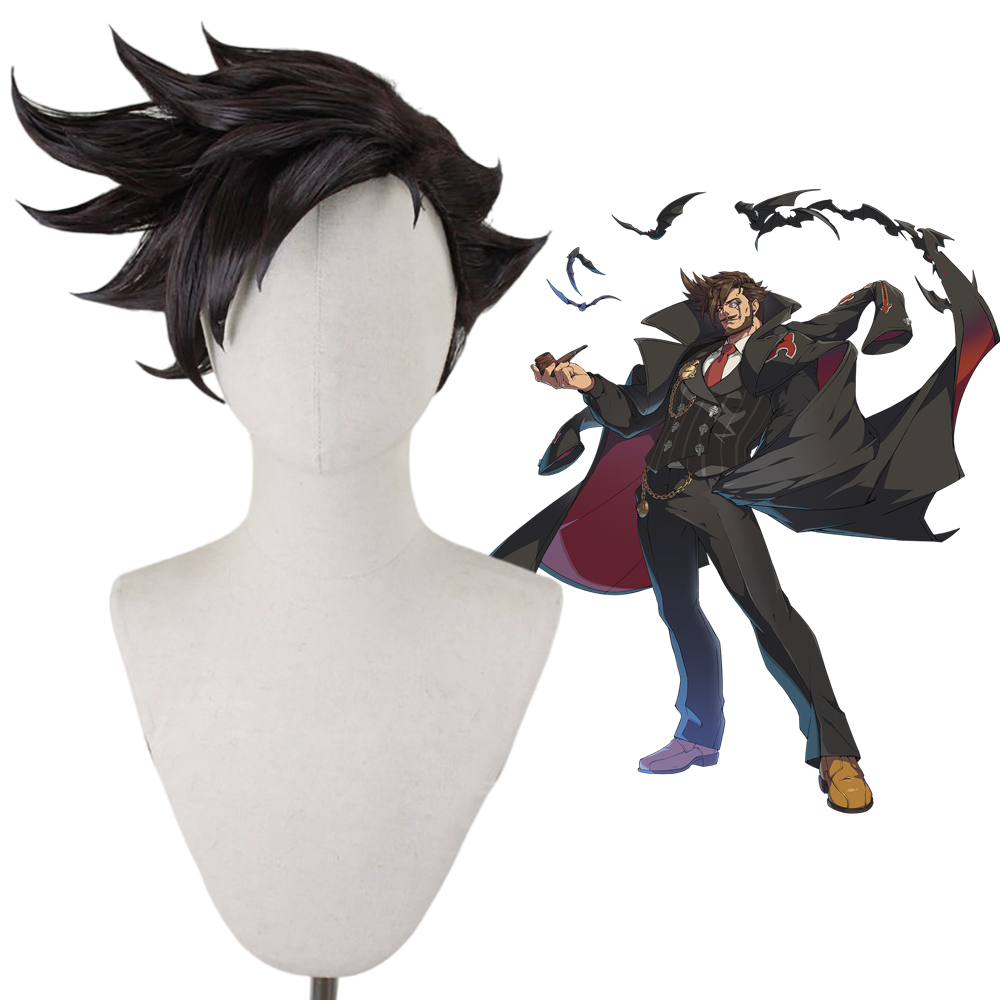 Guilty Gear Strive Slayer Brown Cosplay Wig
