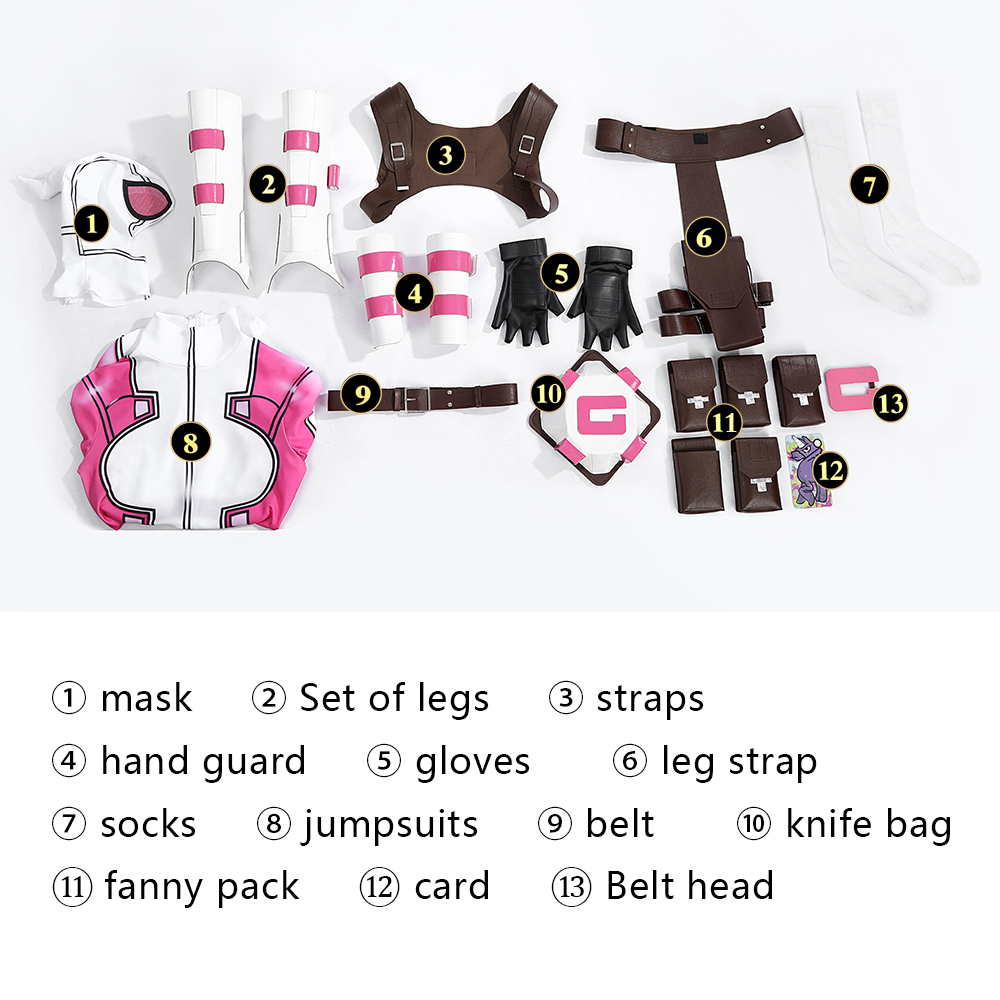 Gwen Stacy Gwenpool Cosplay Costume