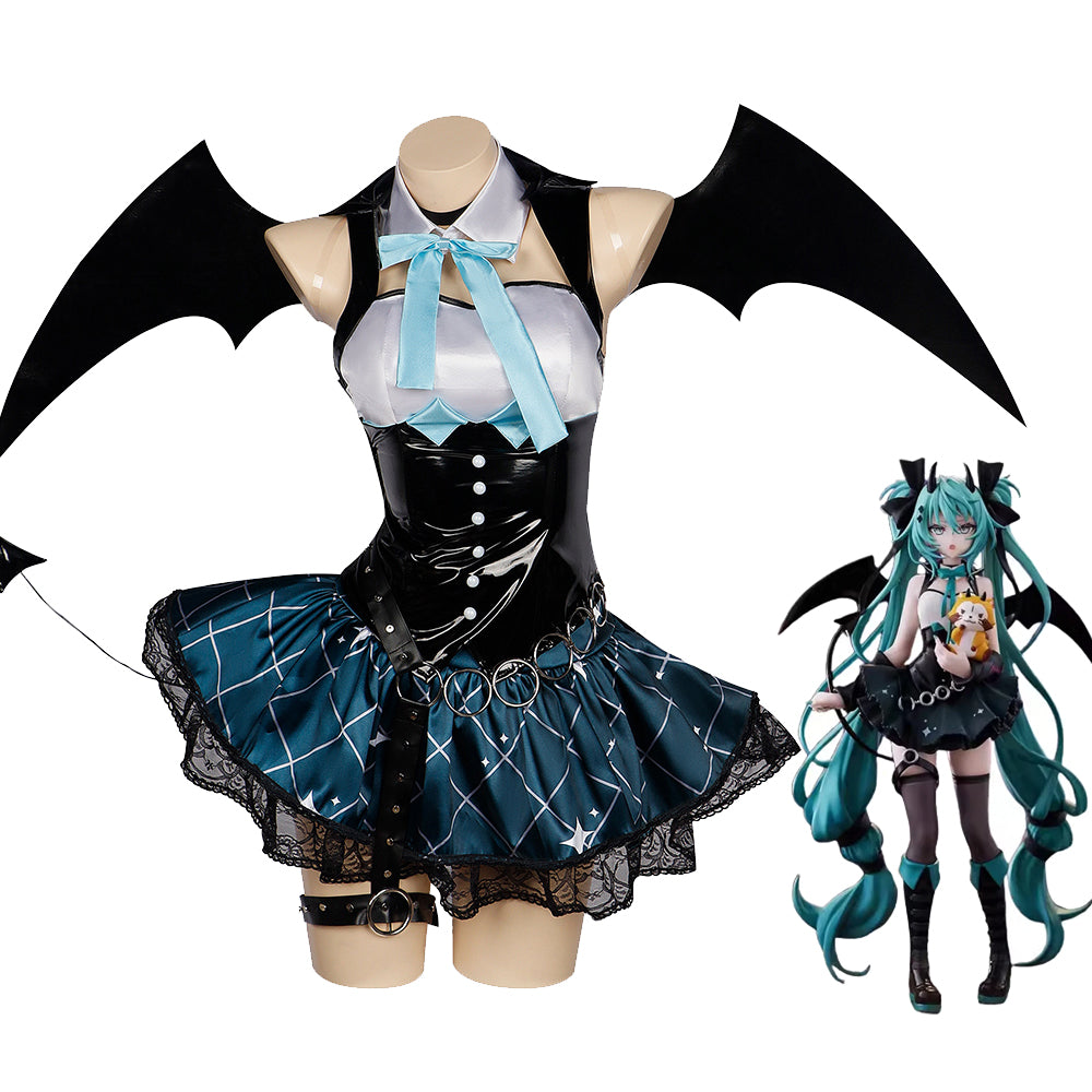 Vocaloid Hatsune Miku Devil Miku x Rascal Cosplay Costume-Cosplay Instrumentality Project