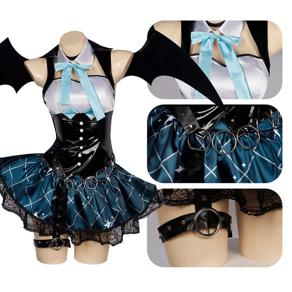 Vocaloid Hatsune Miku Devil Miku x Rascal Cosplay Costume-Cosplay Instrumentality Project