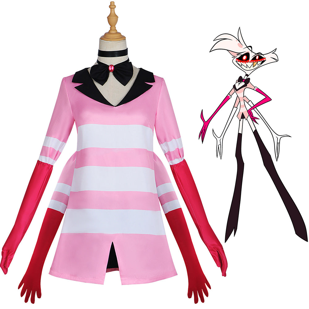 Hazbin Hotel Angel Dust Cosplay Costume-Cosplay Instrumentality Project