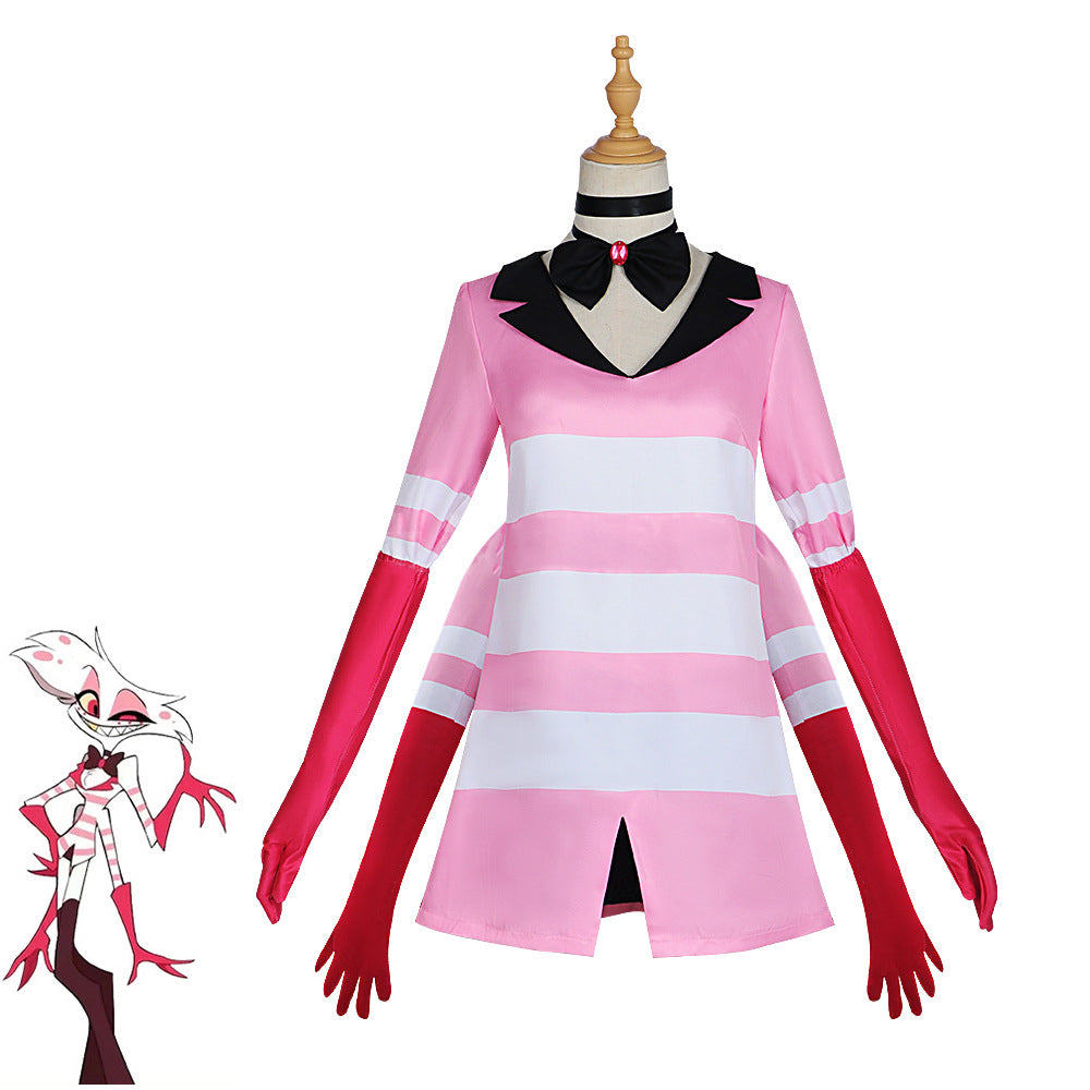 Hazbin Hotel Angel Dust Cosplay Costume-Cosplay Instrumentality Project