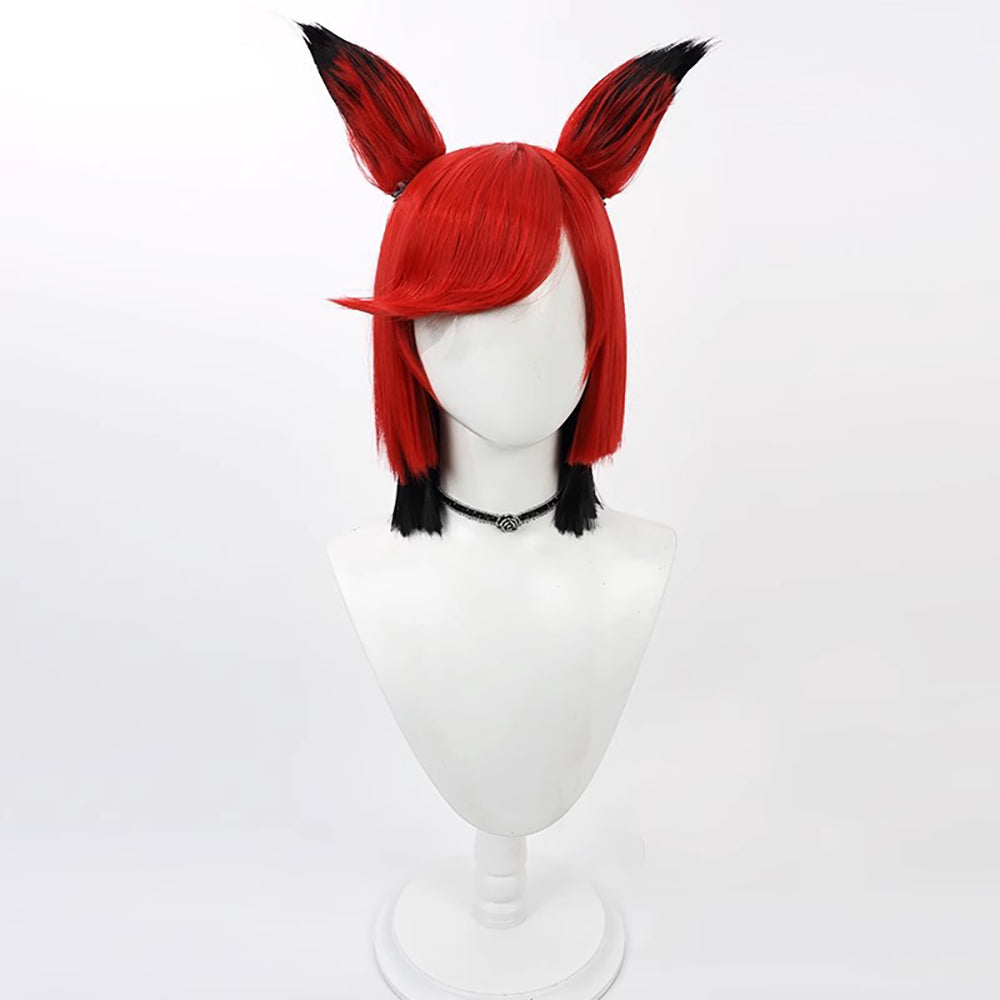 Hazbin Hotel Alastor Red Cosplay Wig-Cosplay Instrumentality Project