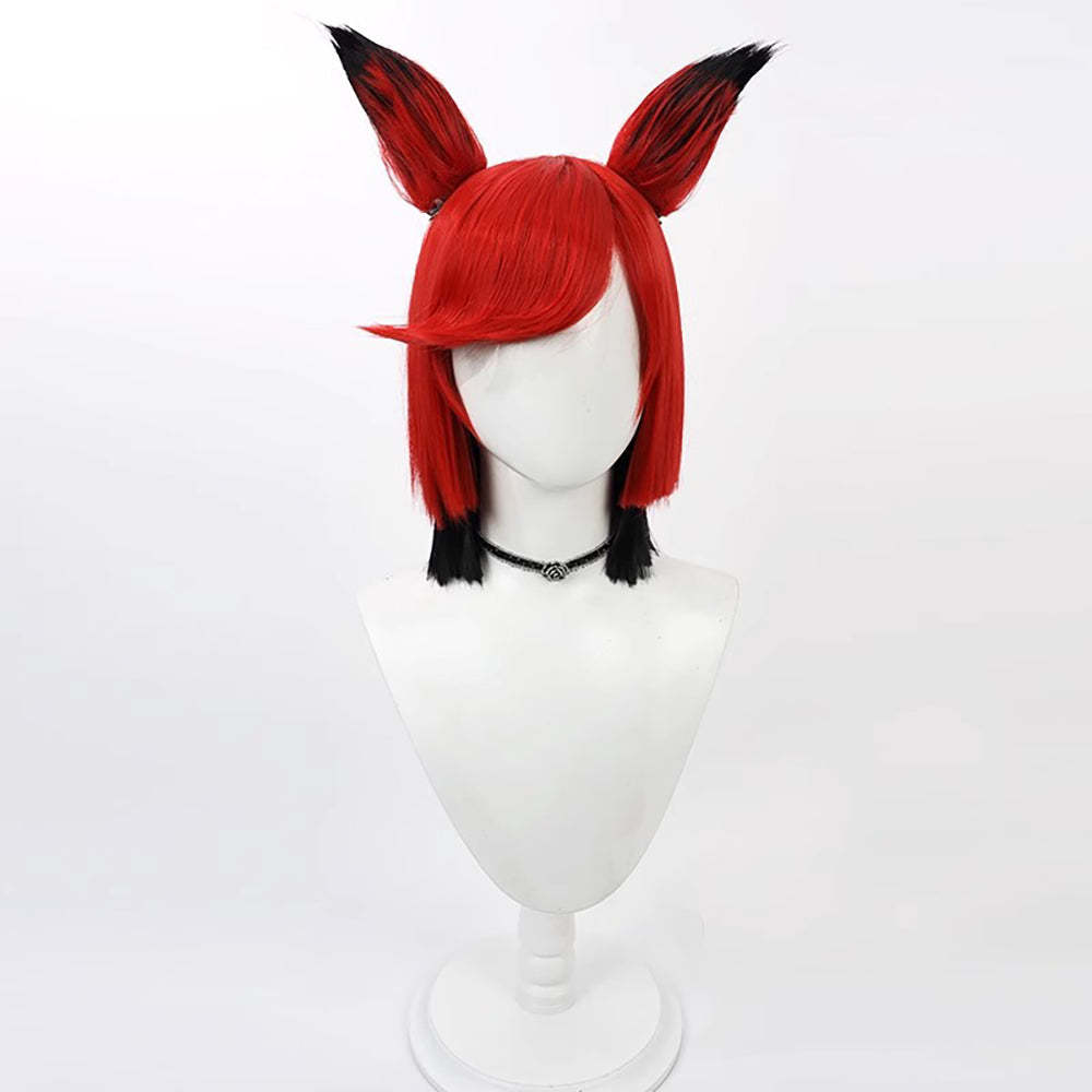 Hazbin Hotel Alastor Red Cosplay Wig-Cosplay Instrumentality Project
