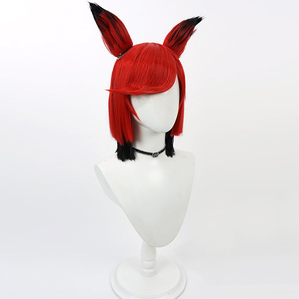 Hazbin Hotel Alastor Red Cosplay Wig-Cosplay Instrumentality Project