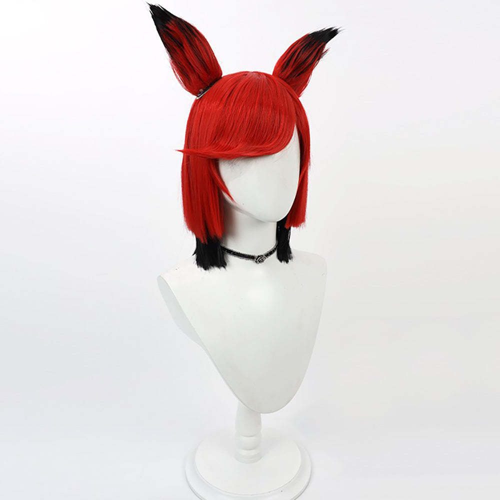 Hazbin Hotel Alastor Red Cosplay Wig-Cosplay Instrumentality Project
