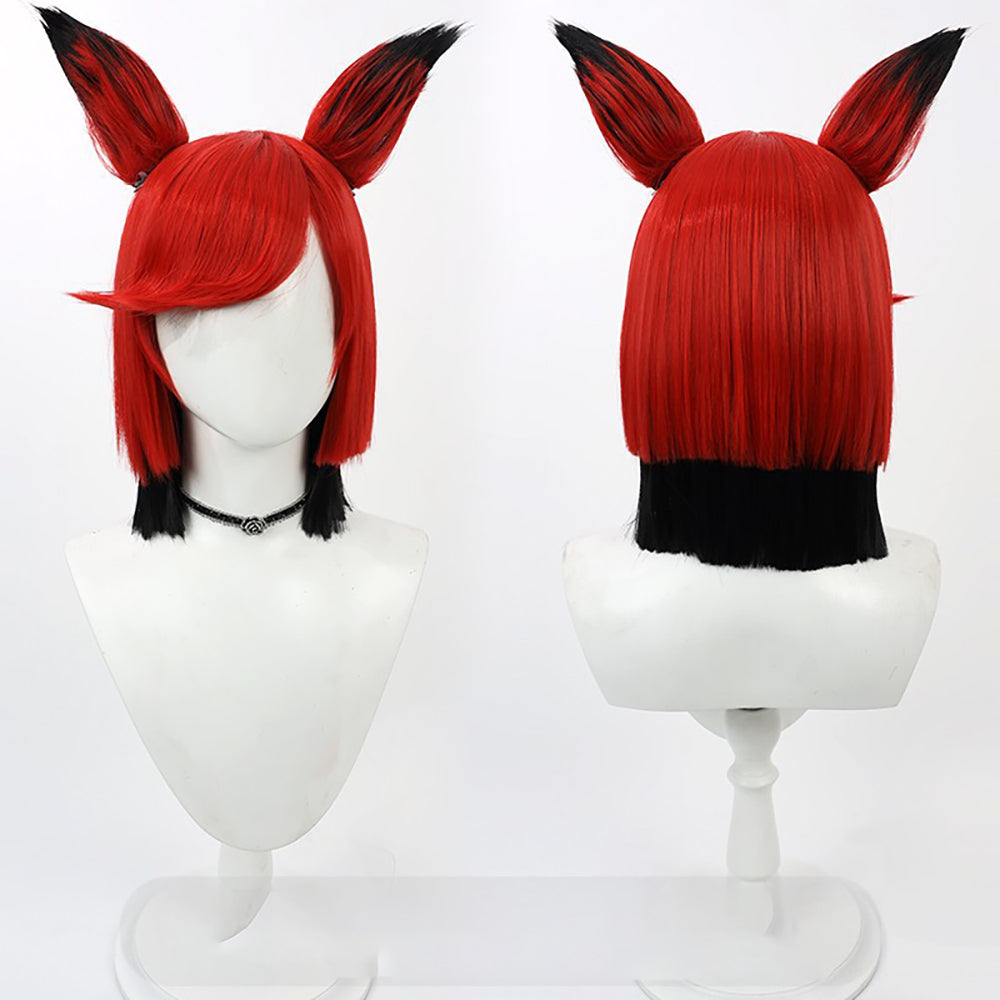 Hazbin Hotel Alastor Red Cosplay Wig-Cosplay Instrumentality Project