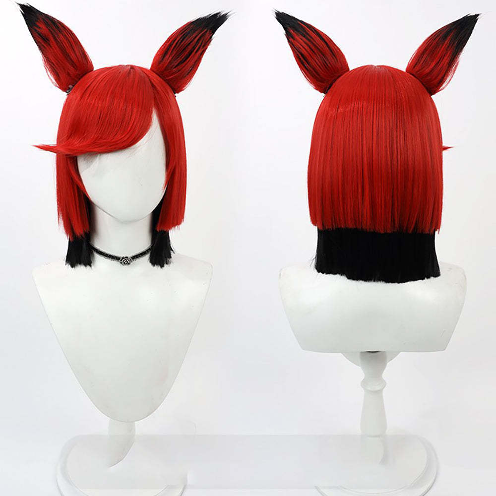 Hazbin Hotel Alastor Red Cosplay Wig-Cosplay Instrumentality Project