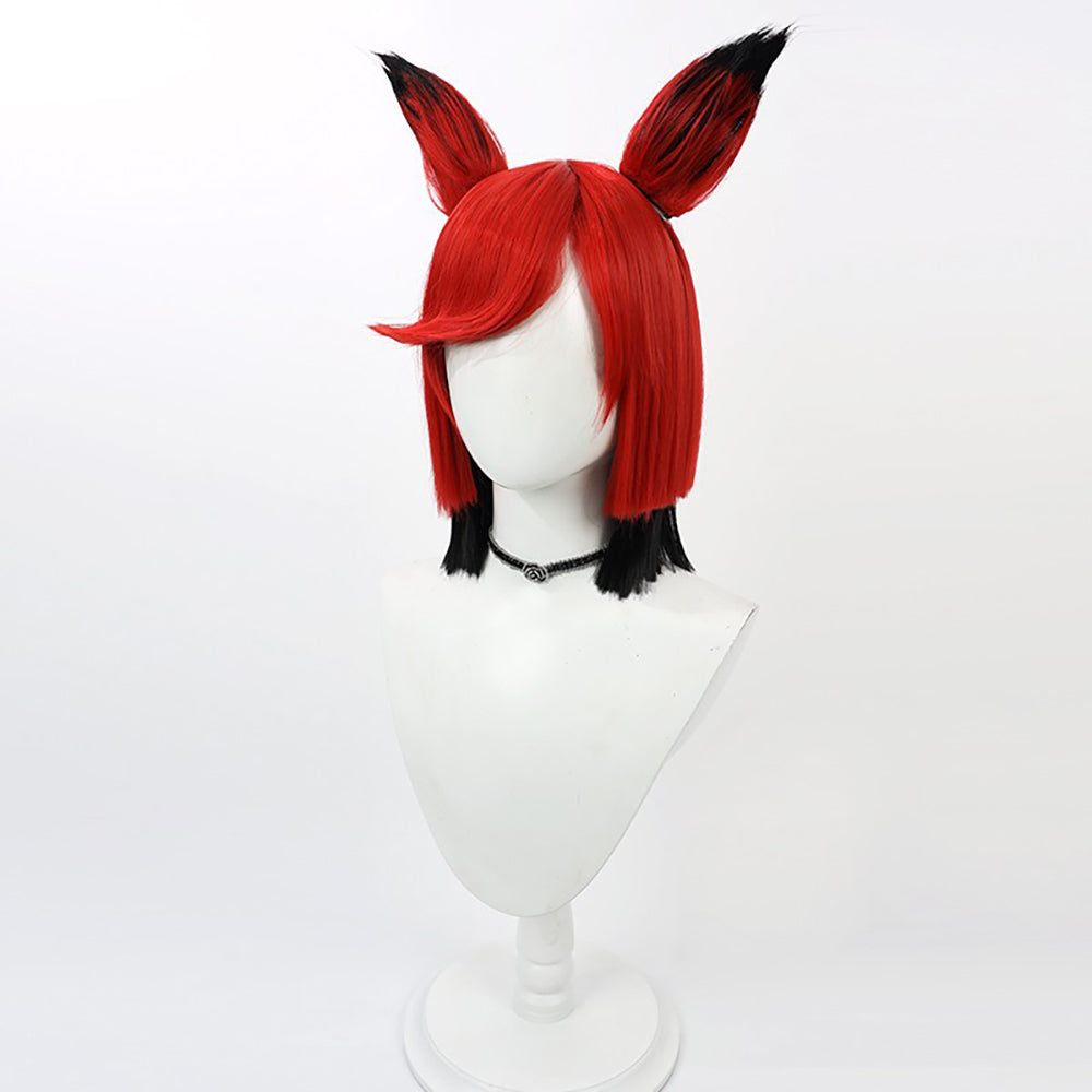 Hazbin Hotel Alastor Red Cosplay Wig-Cosplay Instrumentality Project