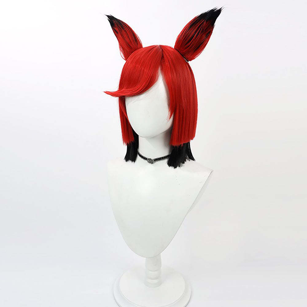 Hazbin Hotel Alastor Red Cosplay Wig-Cosplay Instrumentality Project