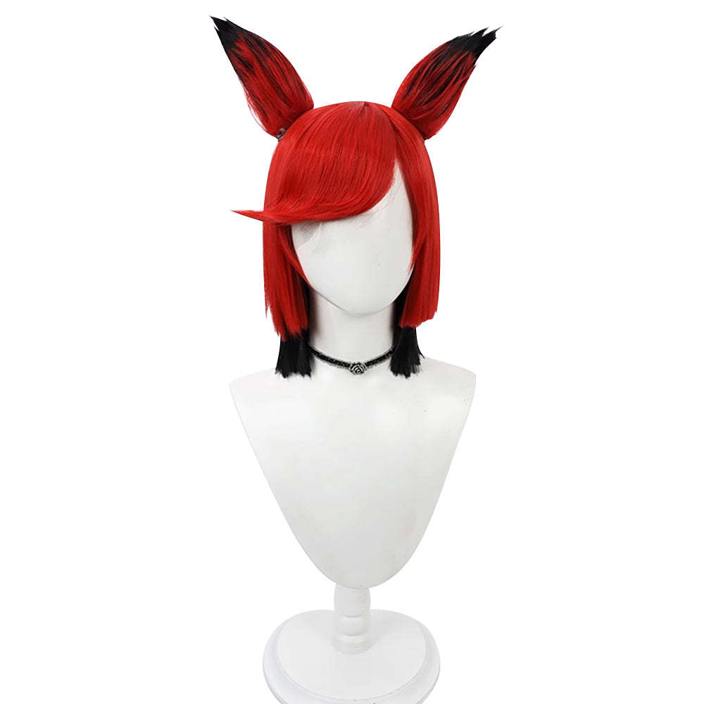 Hazbin Hotel Alastor Red Cosplay Wig-Cosplay Instrumentality Project