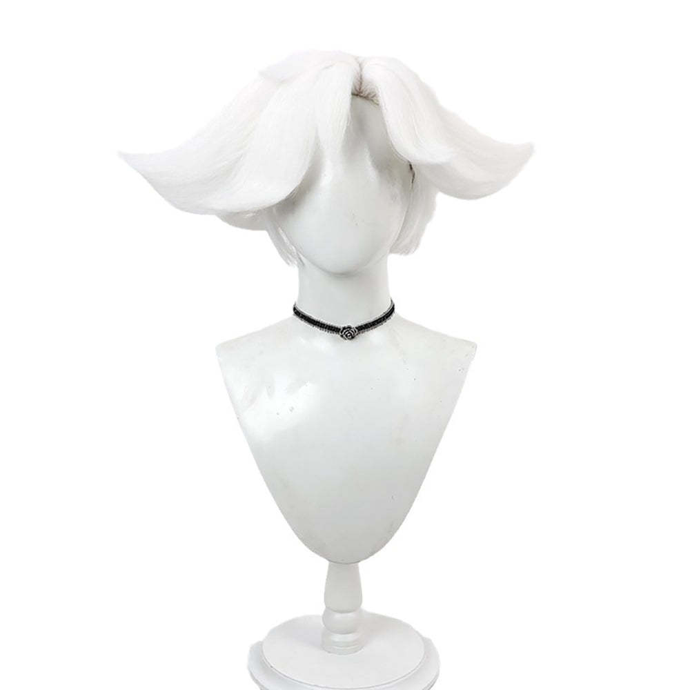Hazbin Hotel Angel Dust White Cosplay Wig-Cosplay Instrumentality Project