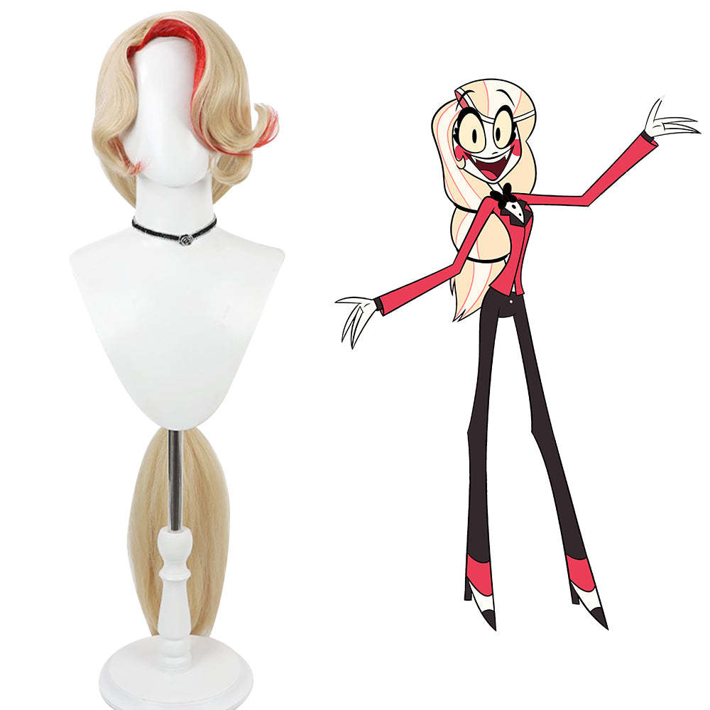 Hazbin Hotel Charlie Morningstar Blonde Cosplay Wig