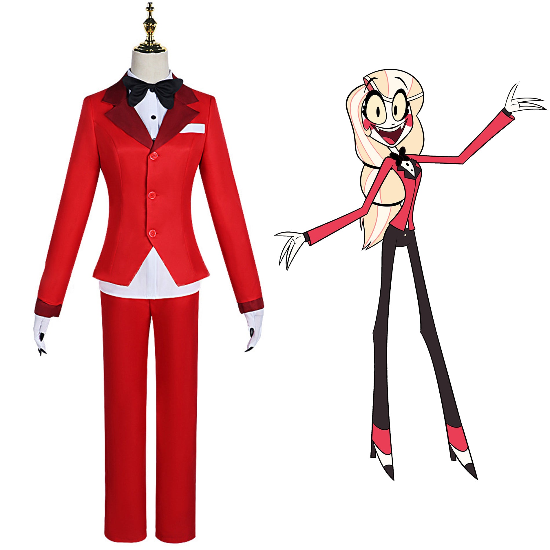 Hazbin Hotel Charlie Morningstar Cosplay Costume-Cosplay Instrumentality Project