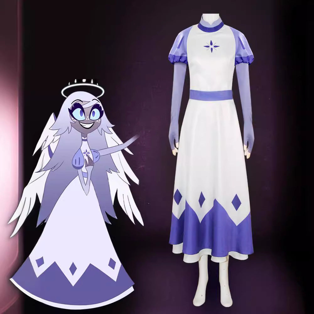 Hazbin Hotel Emily Seraphim Angel Cosplay Costume-Cosplay Instrumentality Project