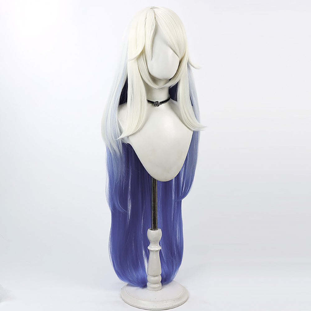 Hazbin Hotel Emily White Purple Cosplay Wig