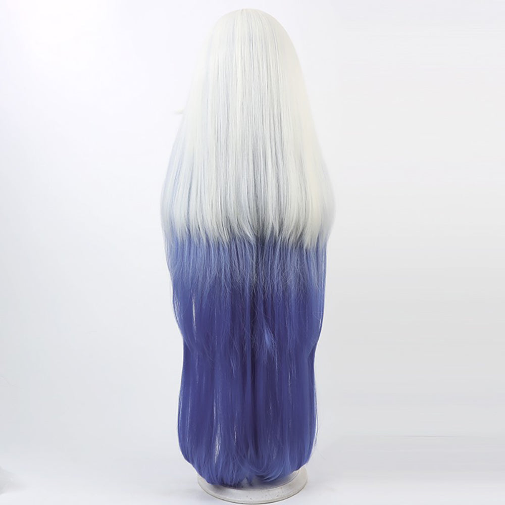 Hazbin Hotel Emily White Purple Cosplay Wig