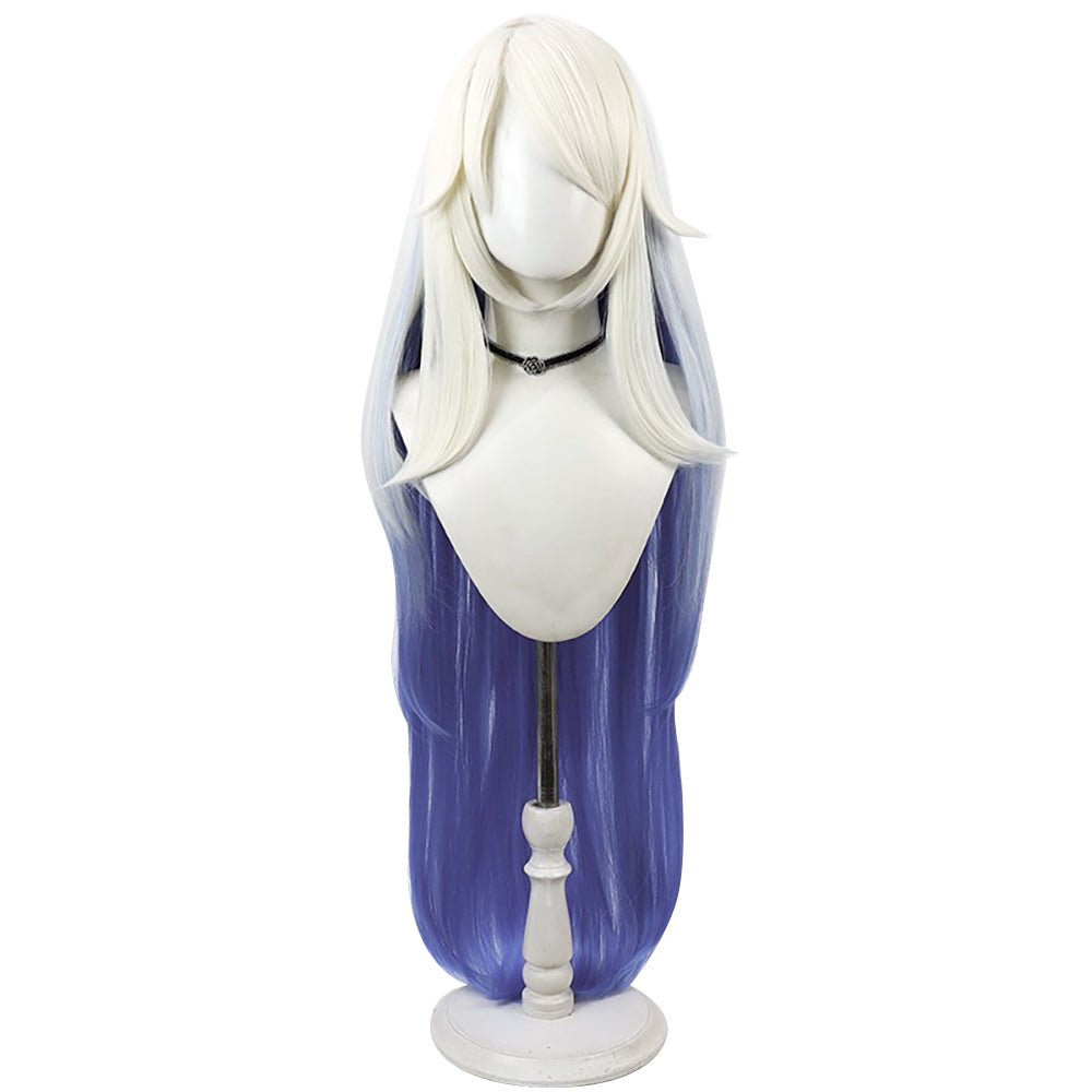 Hazbin Hotel Emily White Purple Cosplay Wig