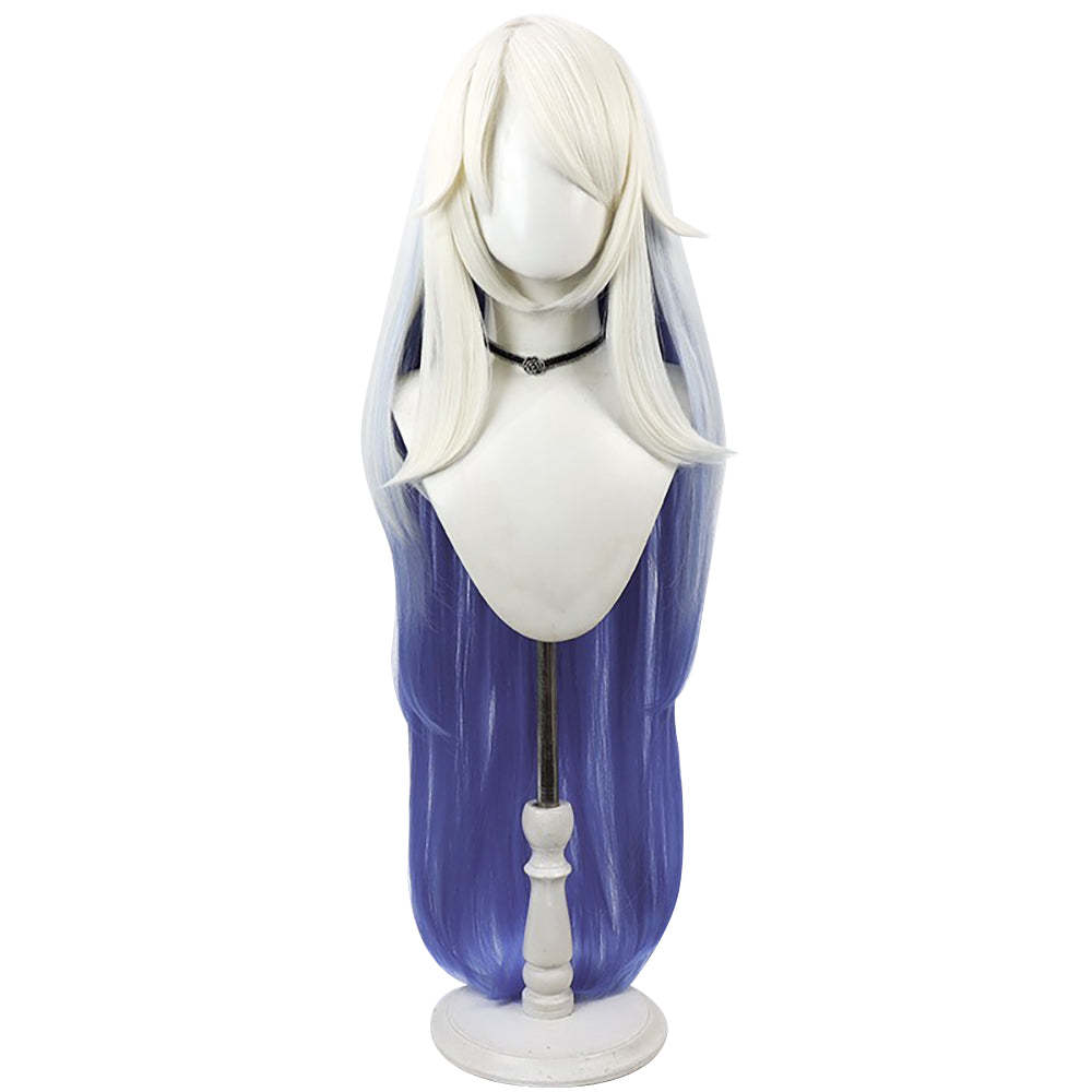 Hazbin Hotel Emily White Purple Cosplay Wig