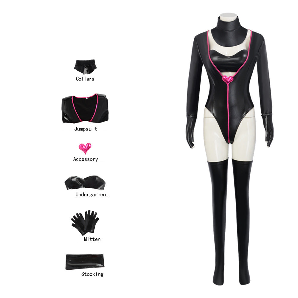 Hazbin Hotel Helluva Boss Angel Dust  Masquerade Cosplay Costume