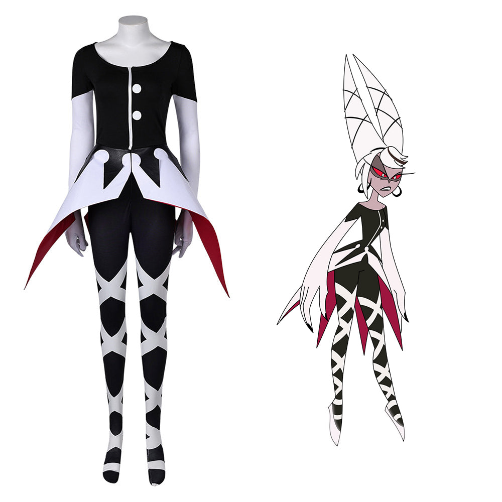 Hazbin Hotel Helluva Boss Carmilla Carmine Cosplay Costume-Cosplay Instrumentality Project