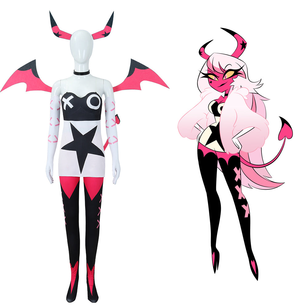 Hazbin Hotel Helluva Boss Verosika Mayday Cosplay Costume