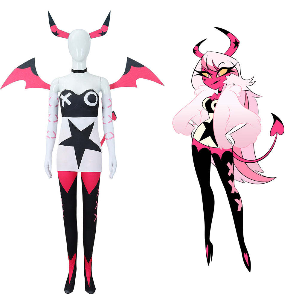 Hazbin Hotel Helluva Boss Verosika Mayday Cosplay Costume