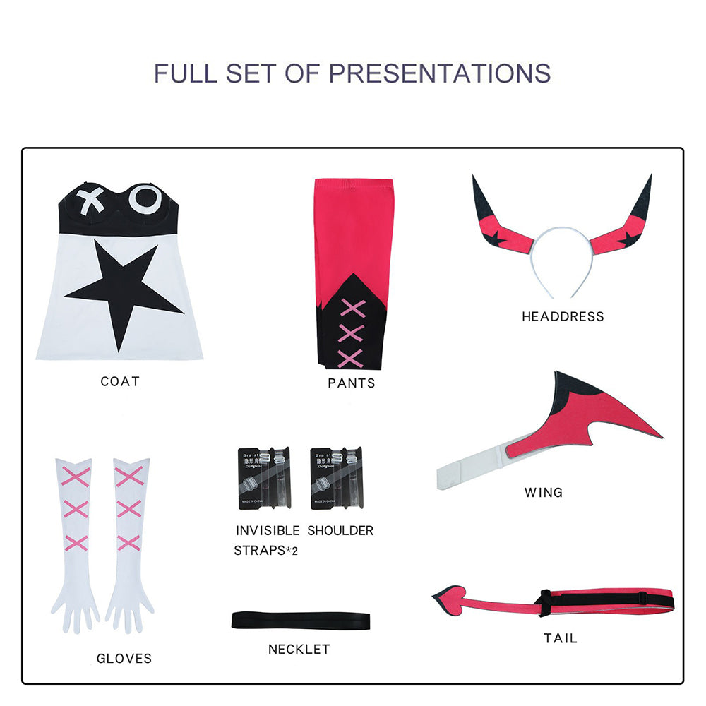 Hazbin Hotel Helluva Boss Verosika Mayday Cosplay Costume