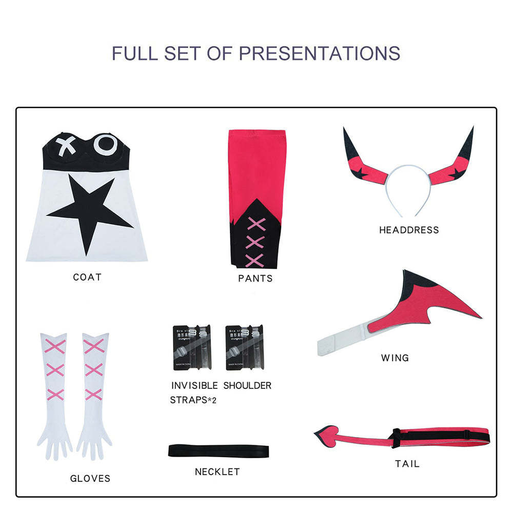 Hazbin Hotel Helluva Boss Verosika Mayday Cosplay Costume