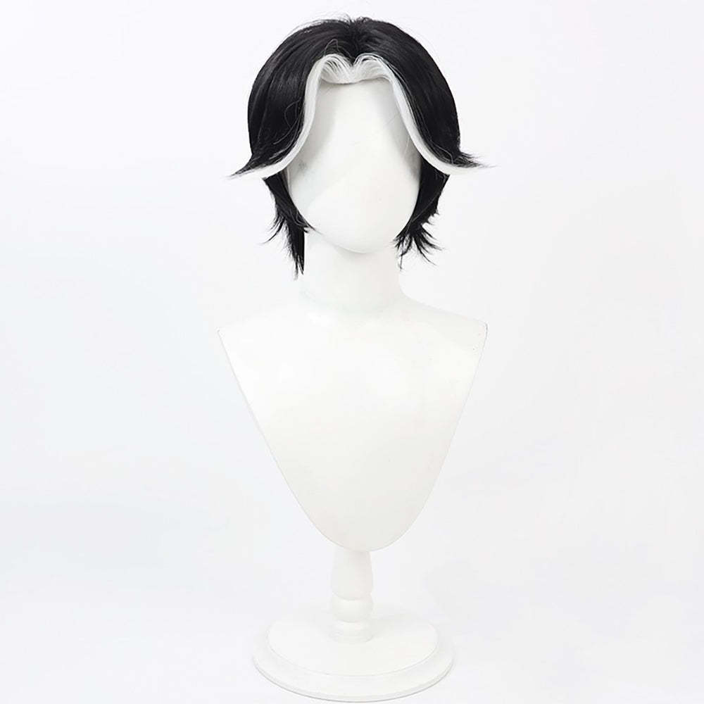 Hazbin Hotel Husk Black Cosplay Wig