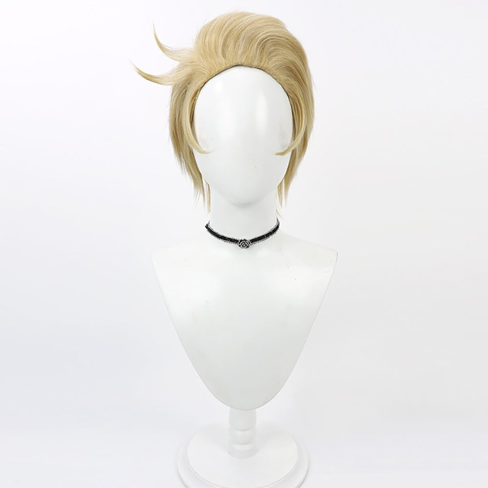 Hazbin Hotel Lucifer Morningstar Blonde Cosplay Wig-Cosplay Instrumentality Project