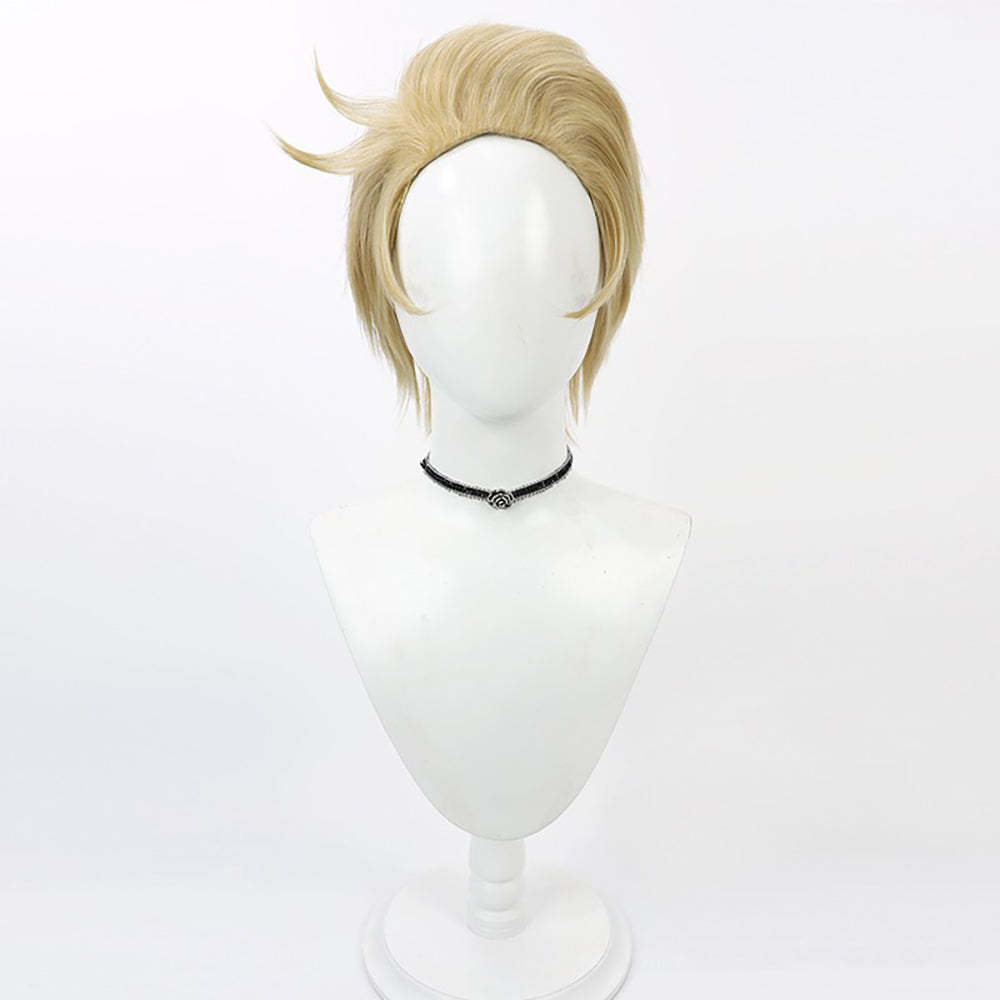 Hazbin Hotel Lucifer Morningstar Blonde Cosplay Wig-Cosplay Instrumentality Project