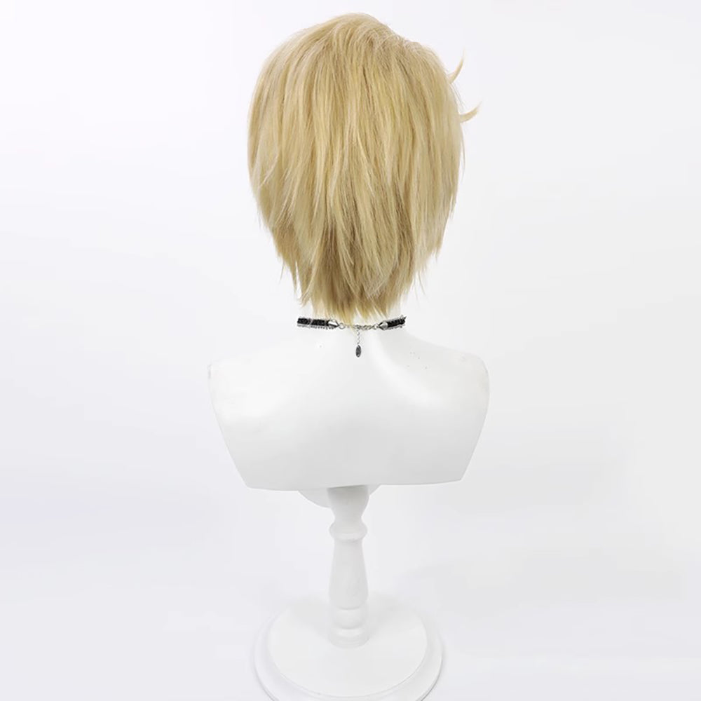 Hazbin Hotel Lucifer Morningstar Blonde Cosplay Wig-Cosplay Instrumentality Project