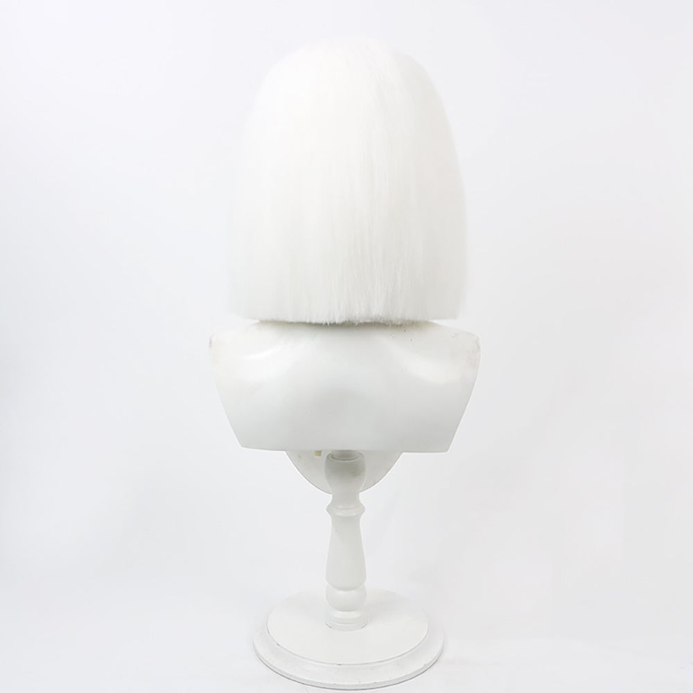 Hazbin Hotel Lute White Cosplay Wig