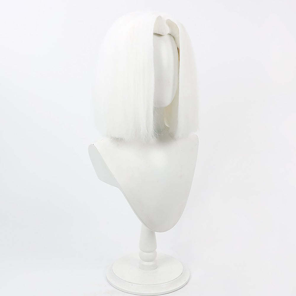 Hazbin Hotel Lute White Cosplay Wig