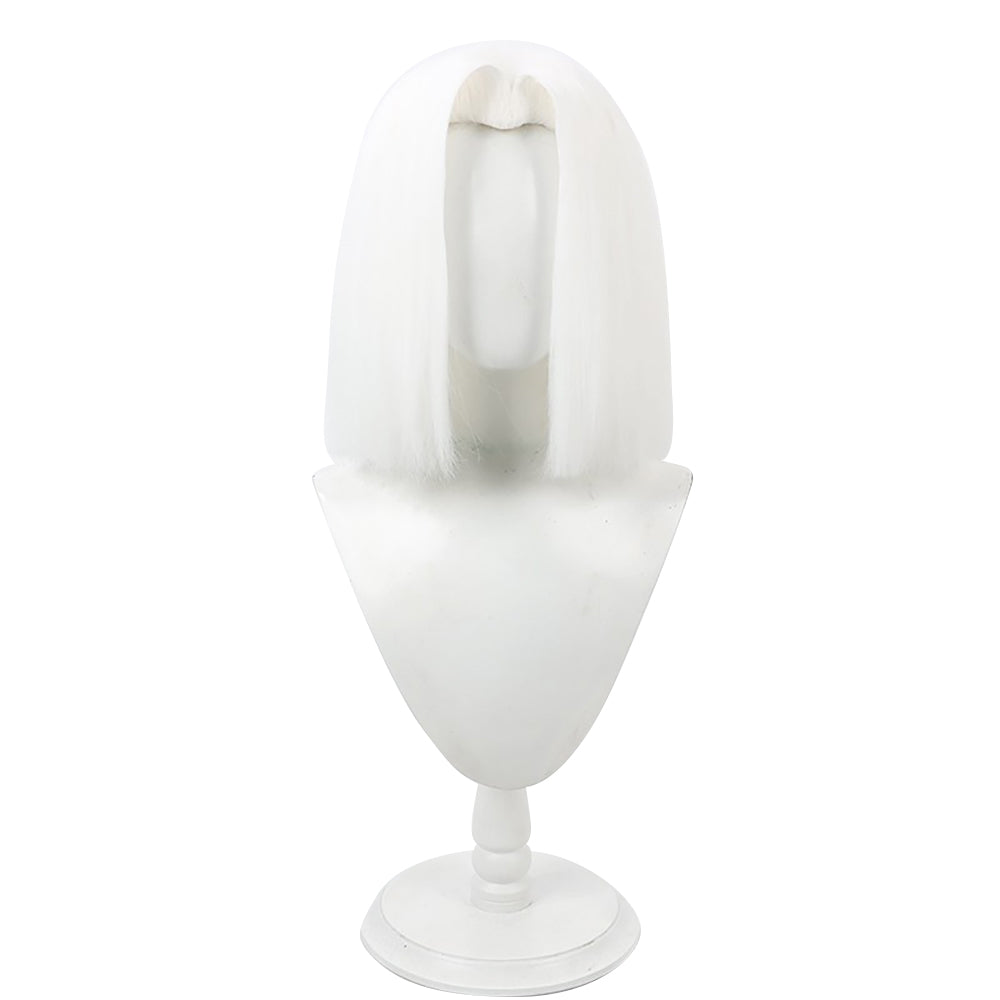 Hazbin Hotel Lute White Cosplay Wig