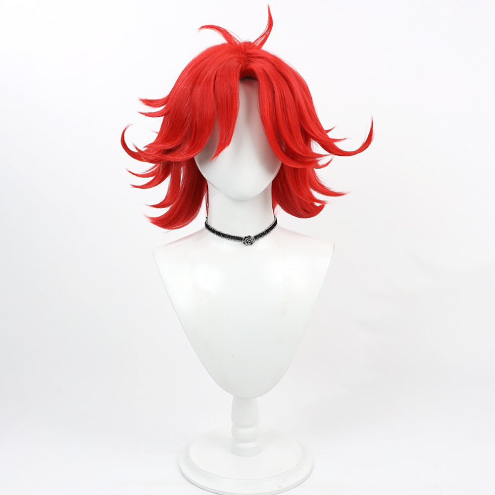 Hazbin Hotel Niffty Red Cosplay Wig