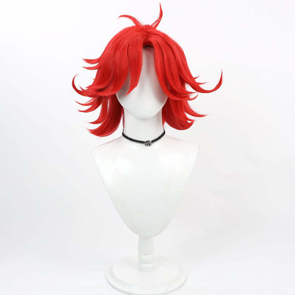 Hazbin Hotel Niffty Red Cosplay Wig