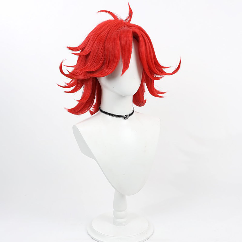 Hazbin Hotel Niffty Red Cosplay Wig