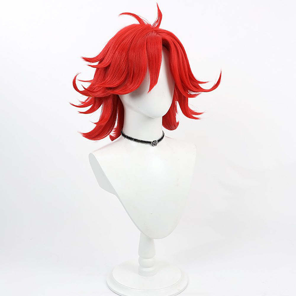 Hazbin Hotel Niffty Red Cosplay Wig