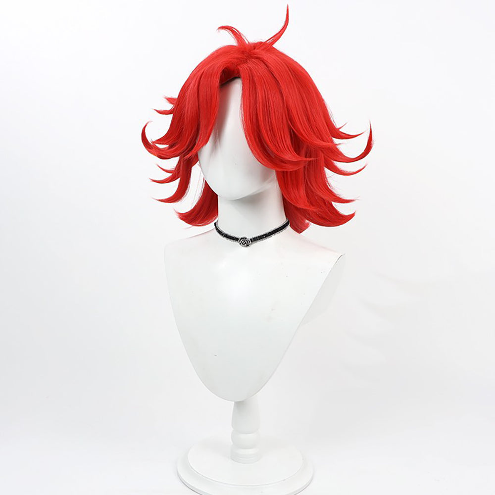 Hazbin Hotel Niffty Red Cosplay Wig
