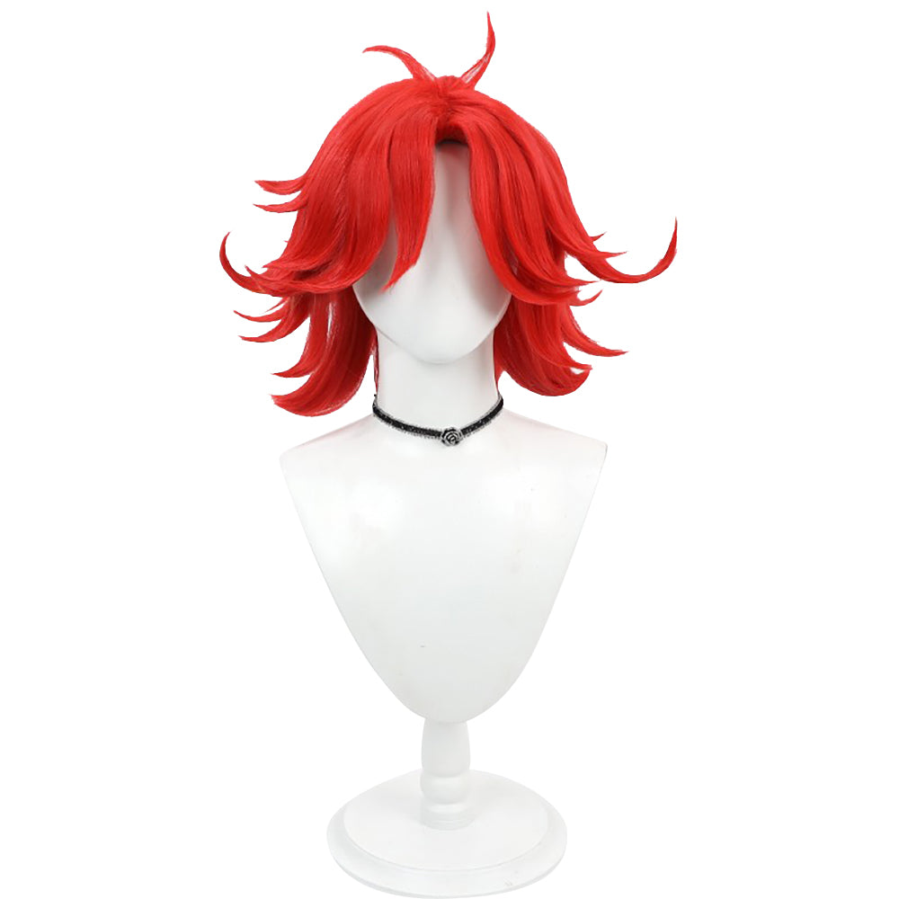 Hazbin Hotel Niffty Red Cosplay Wig