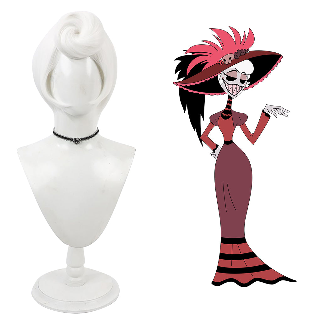 Hazbin Hotel Rosie White Cosplay Wig-Cosplay Instrumentality Project