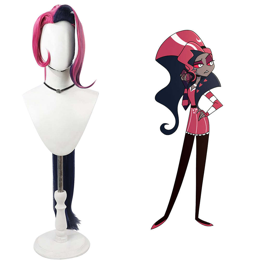 Hazbin Hotel Velvette Velvet Cosplay Wig
