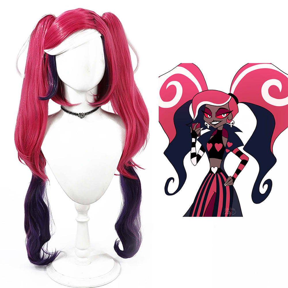 Hazbin Hotel Velvette Velvet Pink Cosplay Wig-Cosplay Instrumentality Project