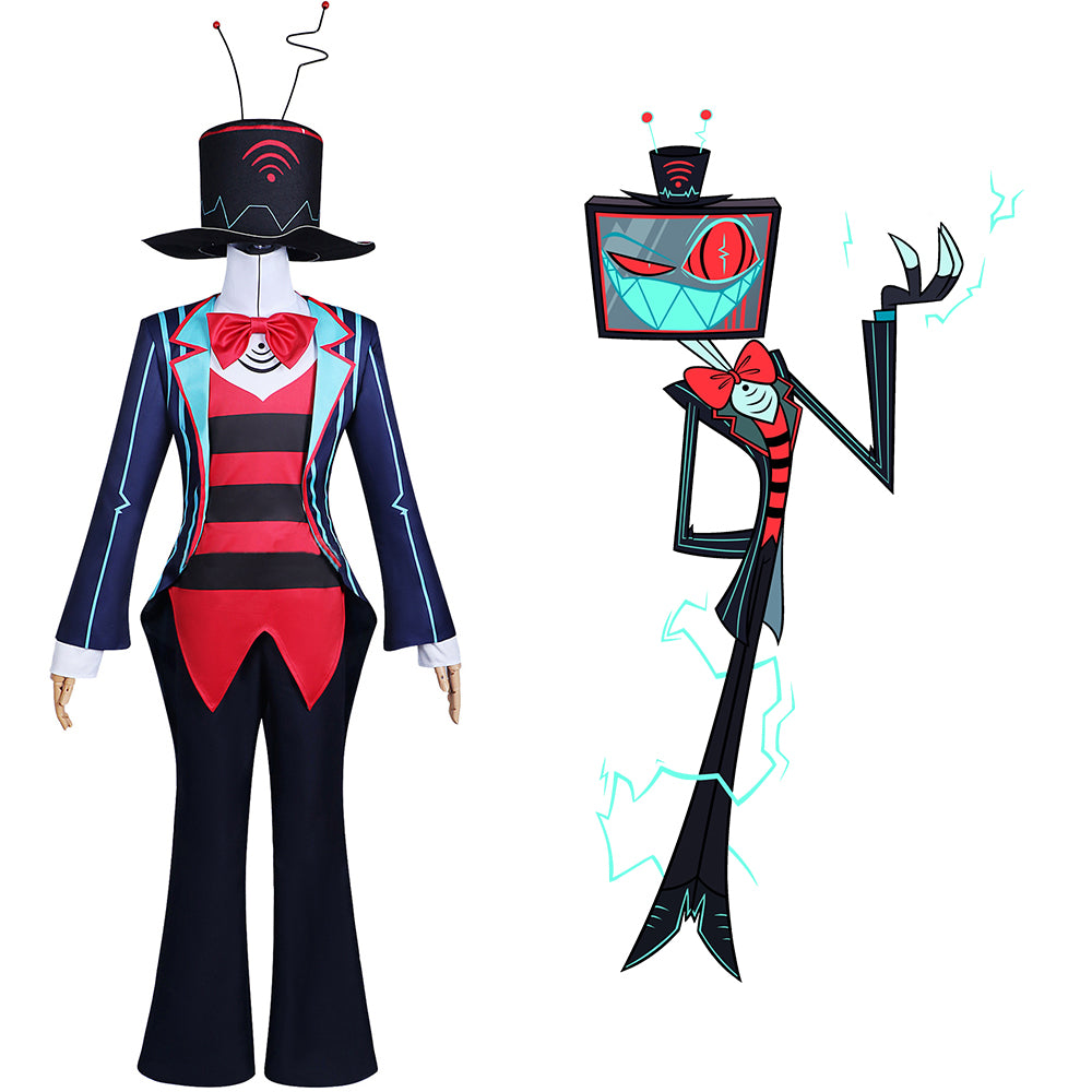 Hazbin Hotel Vox Cosplay Costume
