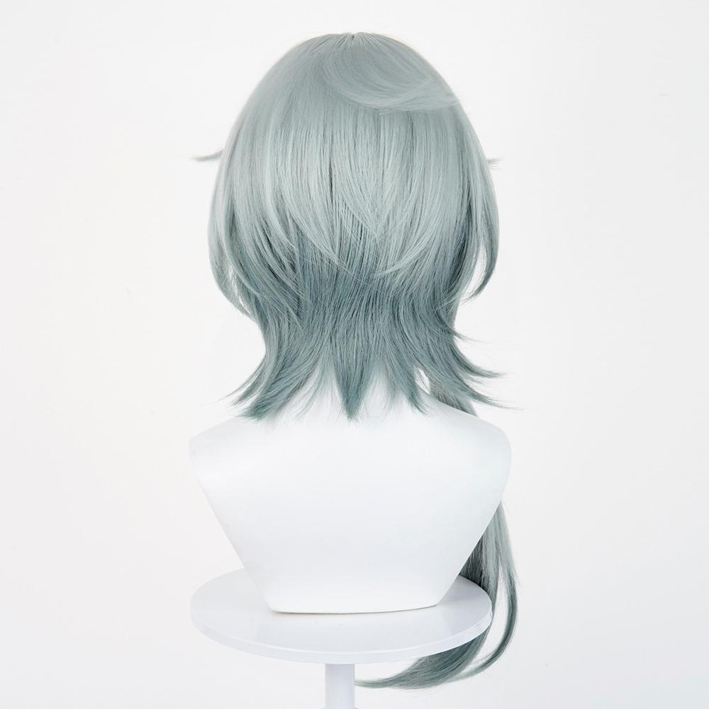 Honkai: Star Rail Anaxa Green Cosplay Wig