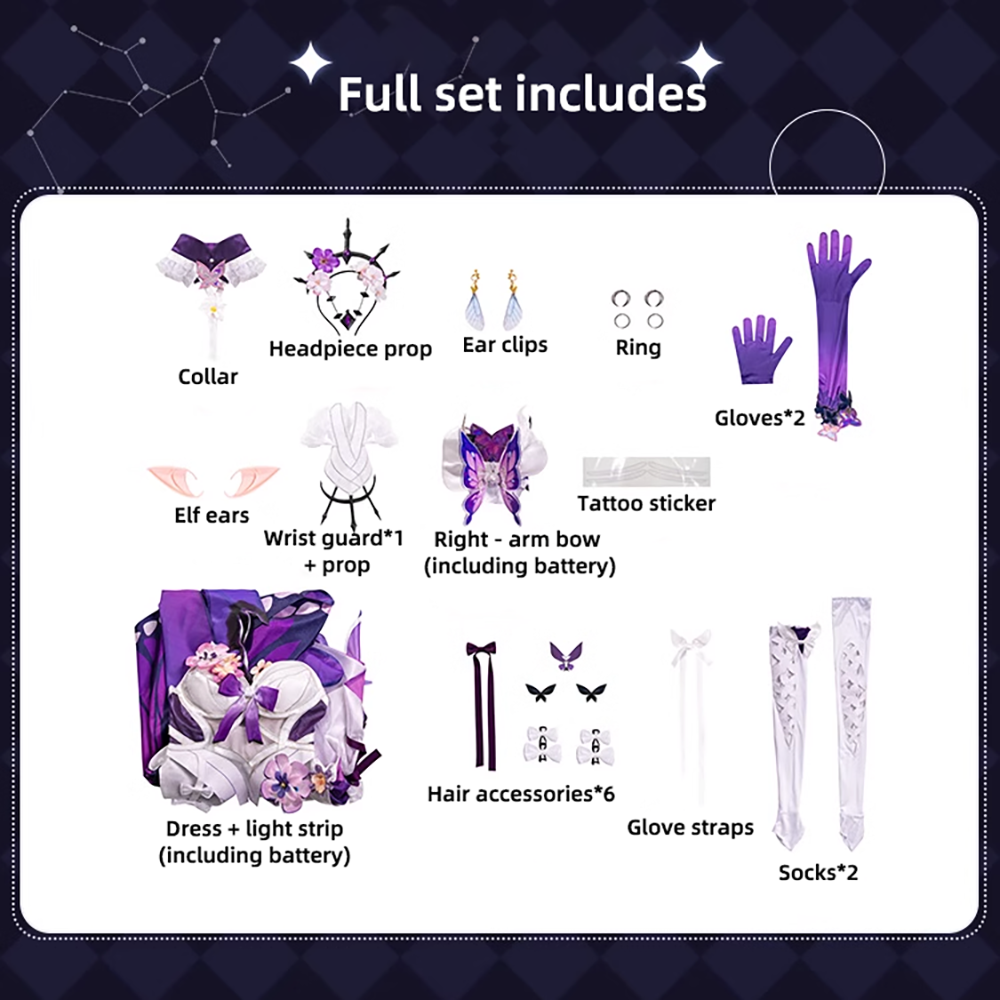 Honkai: Star Rail Castorice Cosplay Costume