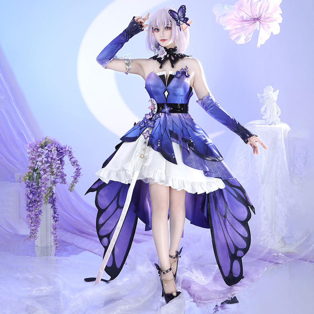 Honkai Star Rail Castorice Gossamer Flutter Cosplay Costume